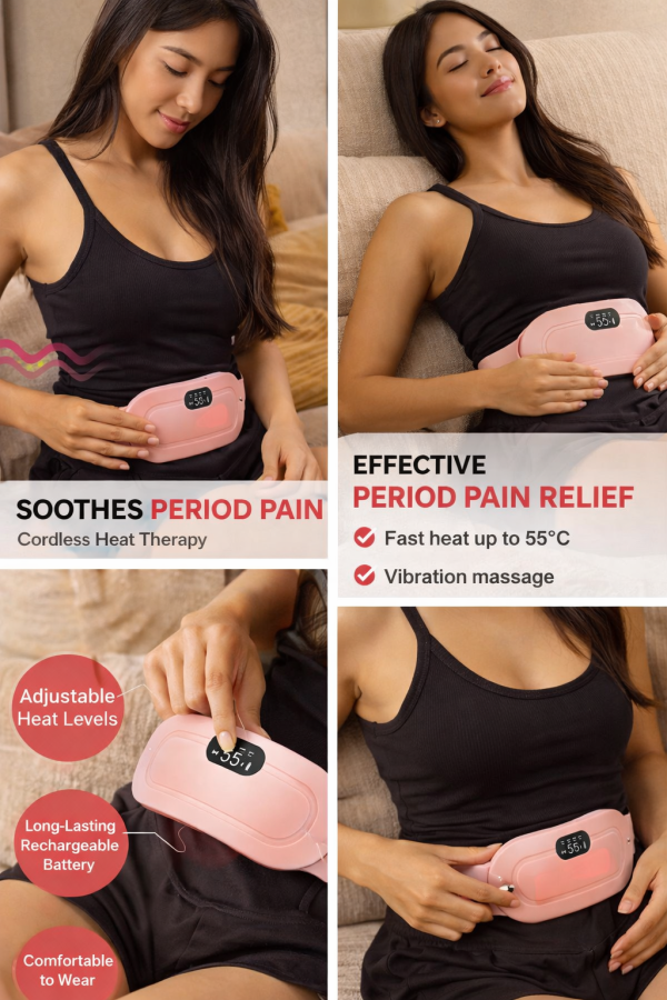 Flora CozyHeat™ – Cordless Comfort Pad for Menstrual Relief